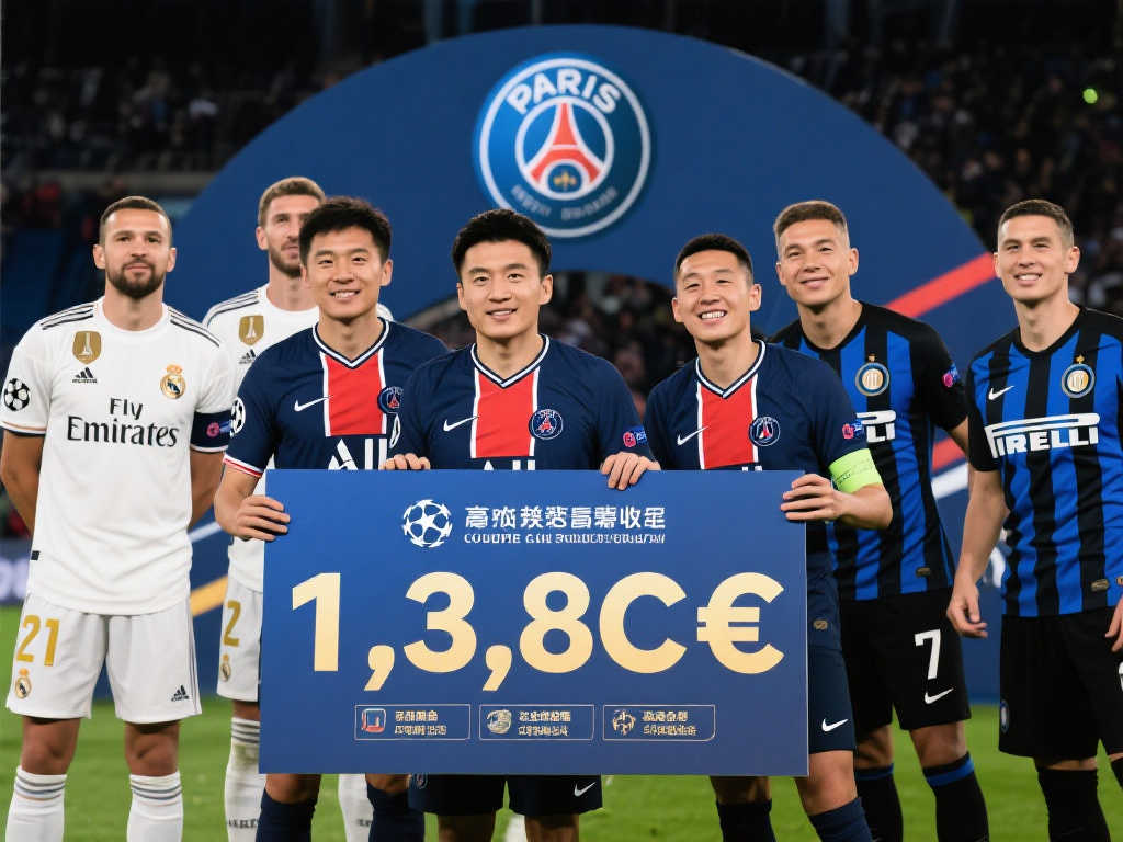 欧冠奖金排行揭晓:巴黎1.38亿欧领跑,7队破亿,张康阳无奈叹气 欧冠奖金排行揭晓:巴黎1.38亿欧领跑,7队破亿,张康阳无奈叹气